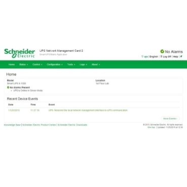 Tarjeta de gestión de redes para UPS 2