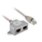 Derivación "t" Modbus-1 x RJ45 macho y 2 x RJ45 hembra-cable 0,3 m